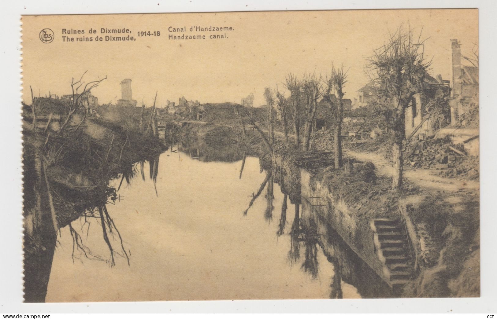 Dixmude  Diksmuide   Ruines De Dixmude  Canal D'Handzaeme - Diksmuide