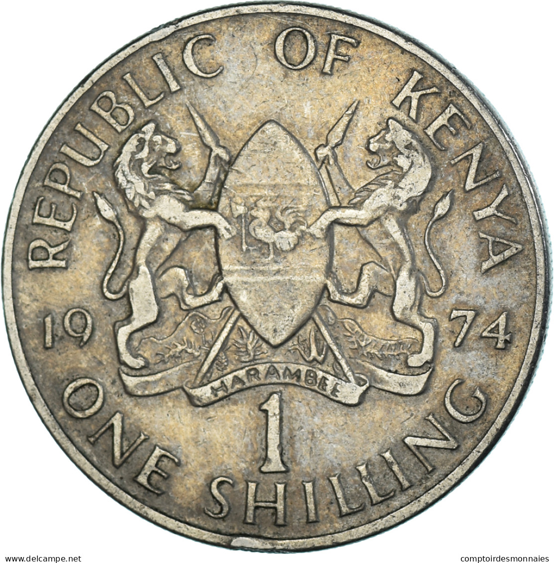 Monnaie, Kenya, Shilling, 1974 - Kenia