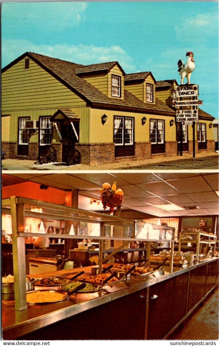 Pennsylvania Elizabethtown Lancaster County Farm Diner Large Rooster On Top Of Sign - Lancaster