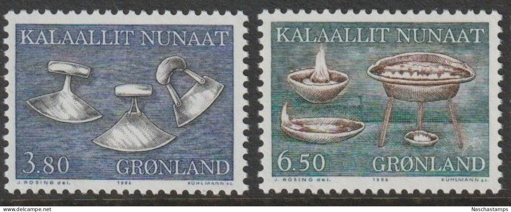 Greenland 1986 Decorative Art MNH - Neufs