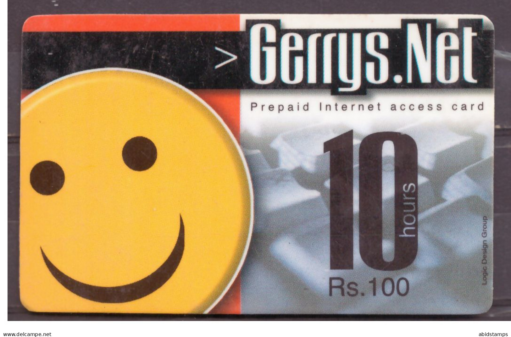 PAKISTAN USED INTERNET CARD GERRYS . NET RS 100 - Pakistan