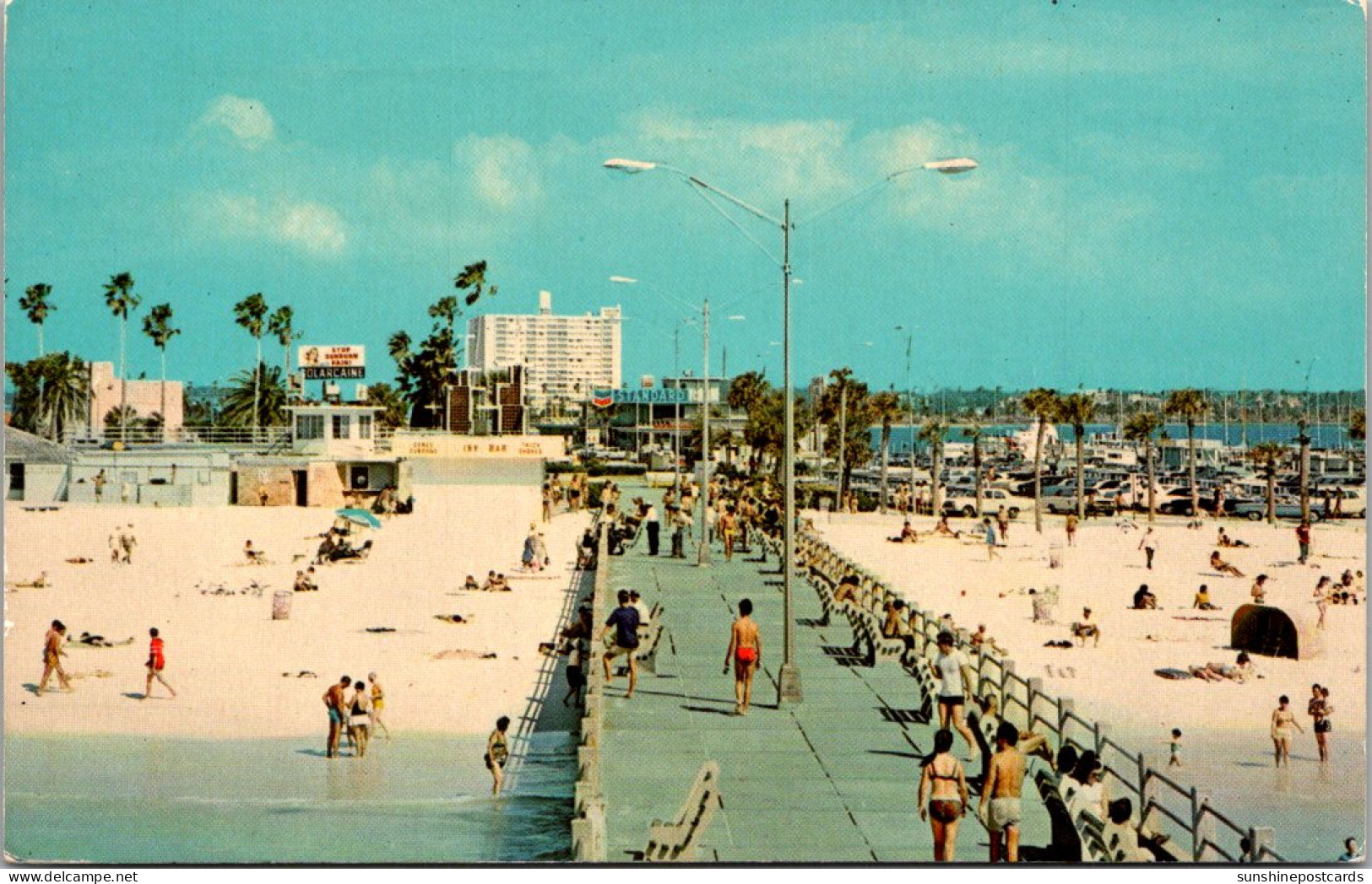 Florida Clearwater Beach The Pier 1970 - Clearwater