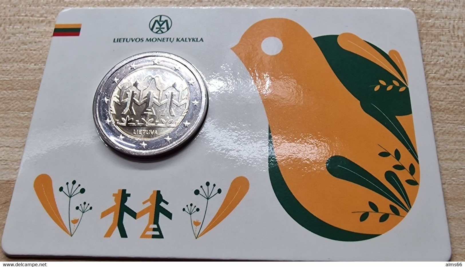 Lithuania 2 Euro 2018 BU > Song Festival - Coincard - Lithuania