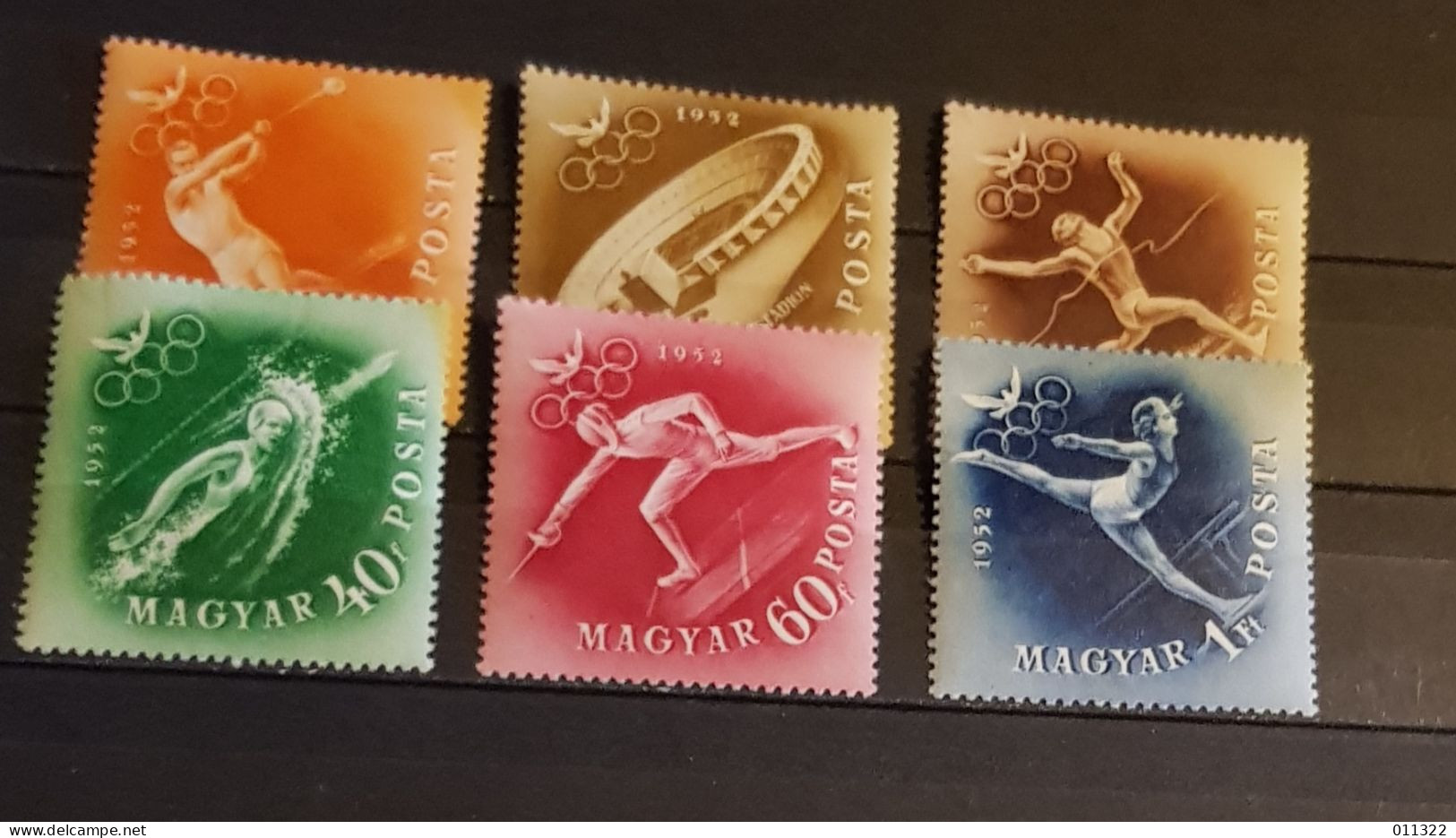 HUNGARY OLYMPIC GAMES HELSINKI SET MNH - Verano 1952: Helsinki