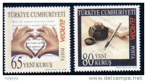 2008 TURKEY EUROPA CEPT - LETTER MNH ** - Ongebruikt