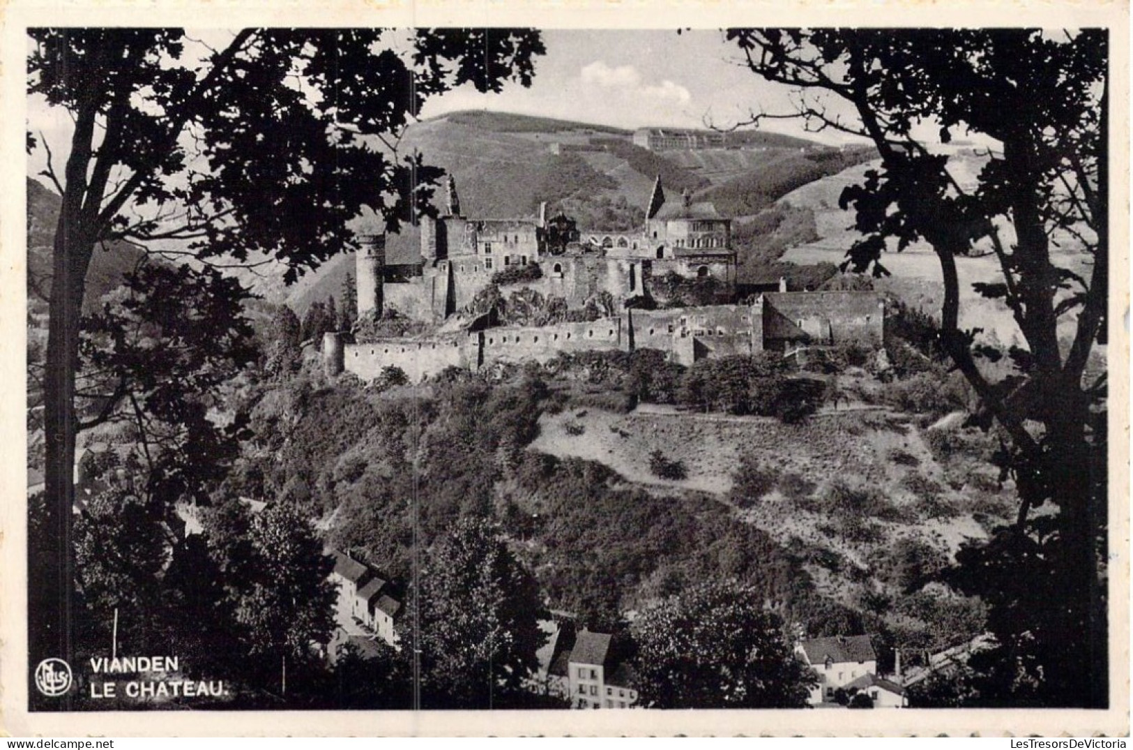 LUXEMBOURG - Vianden - Le Château - Carte Postale Ancienne - Vianden