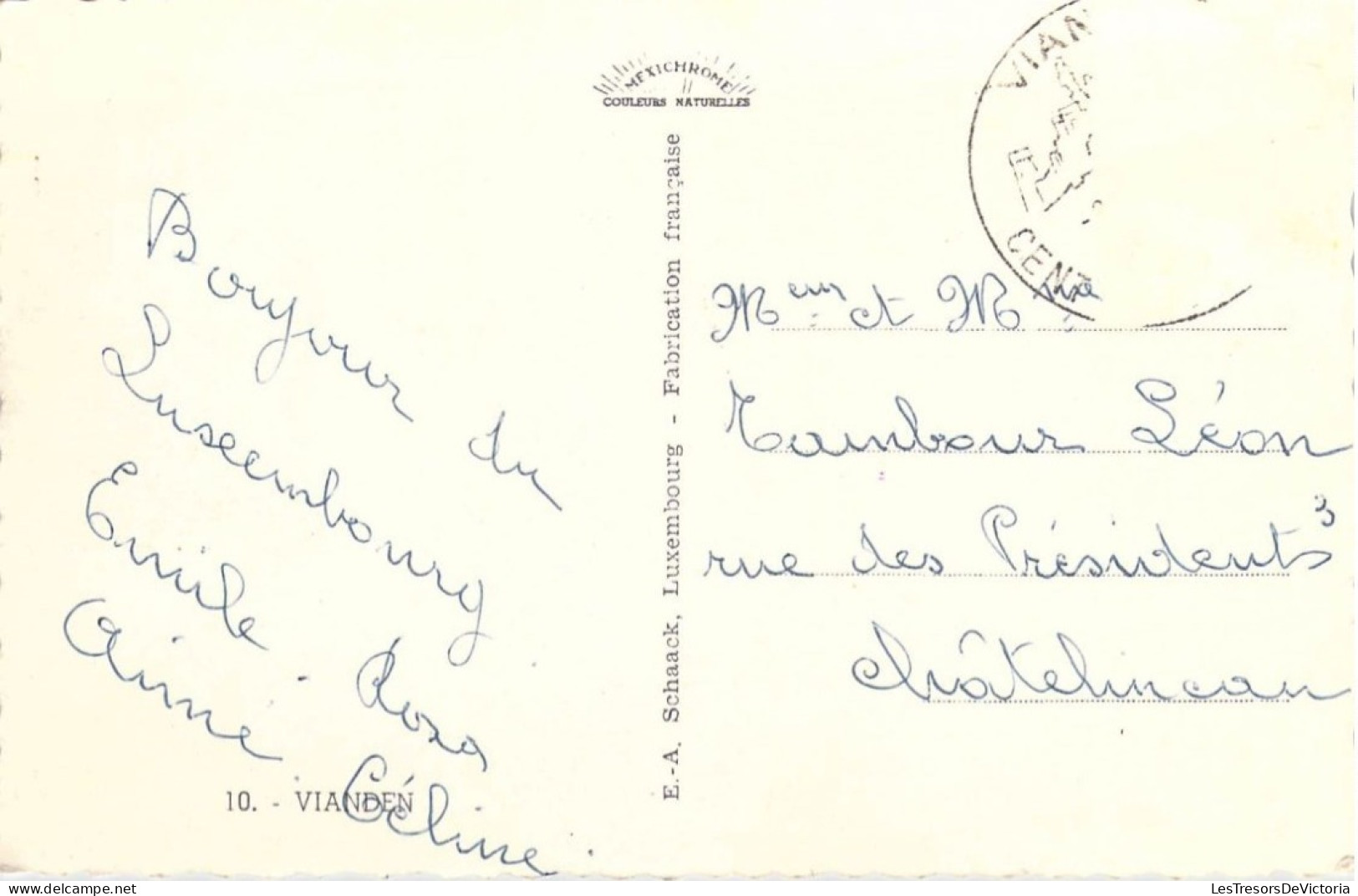 LUXEMBOURG - Vianden - Souvenir De Vianden - Carte Postale Ancienne - Vianden