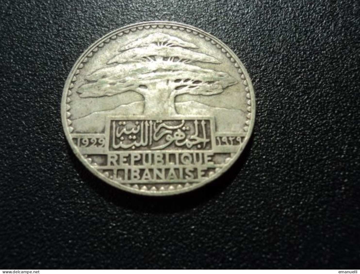 LIBAN SOUS MANDAT FRANÇAIS * : 50 PIASTRES  1929 **   G.41 / KM 8     TTB - Libanon