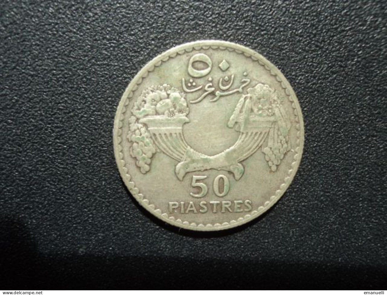 LIBAN SOUS MANDAT FRANÇAIS * : 50 PIASTRES  1929 **   G.41 / KM 8     TTB - Libanon