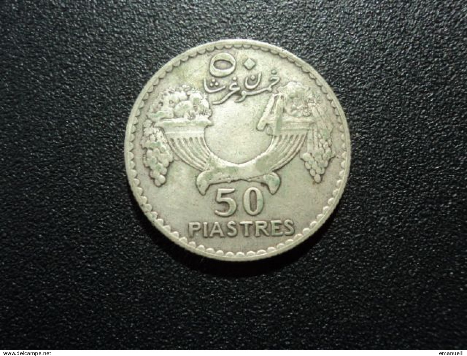 LIBAN SOUS MANDAT FRANÇAIS * : 50 PIASTRES  1929 **   G.41 / KM 8     TTB - Liban