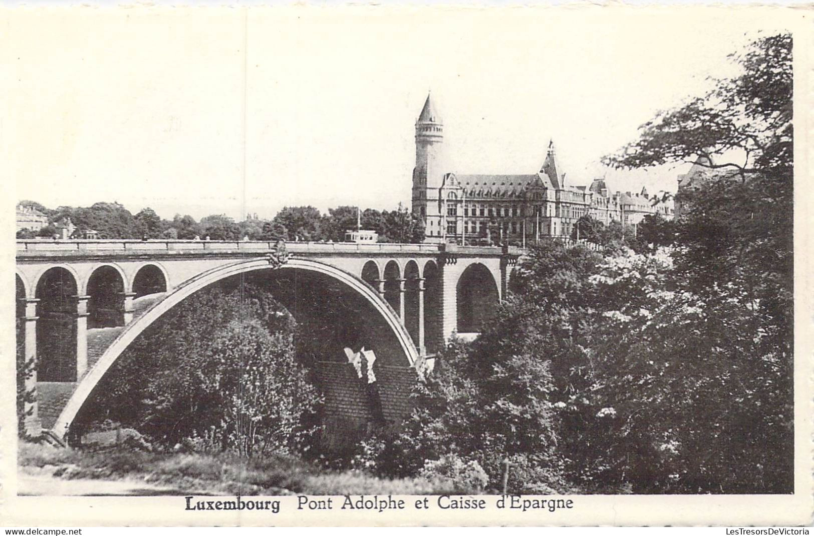 LUXEMBOURG - Pont Adolphe Et Caisse D'Epargne - Carte Postale Ancienne - Luxemburg - Town