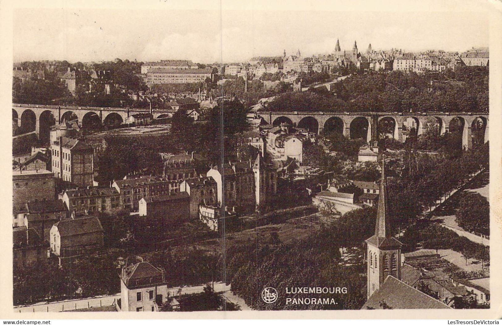 LUXEMBOURG - Panorama - Carte Postale Ancienne - Lussemburgo - Città