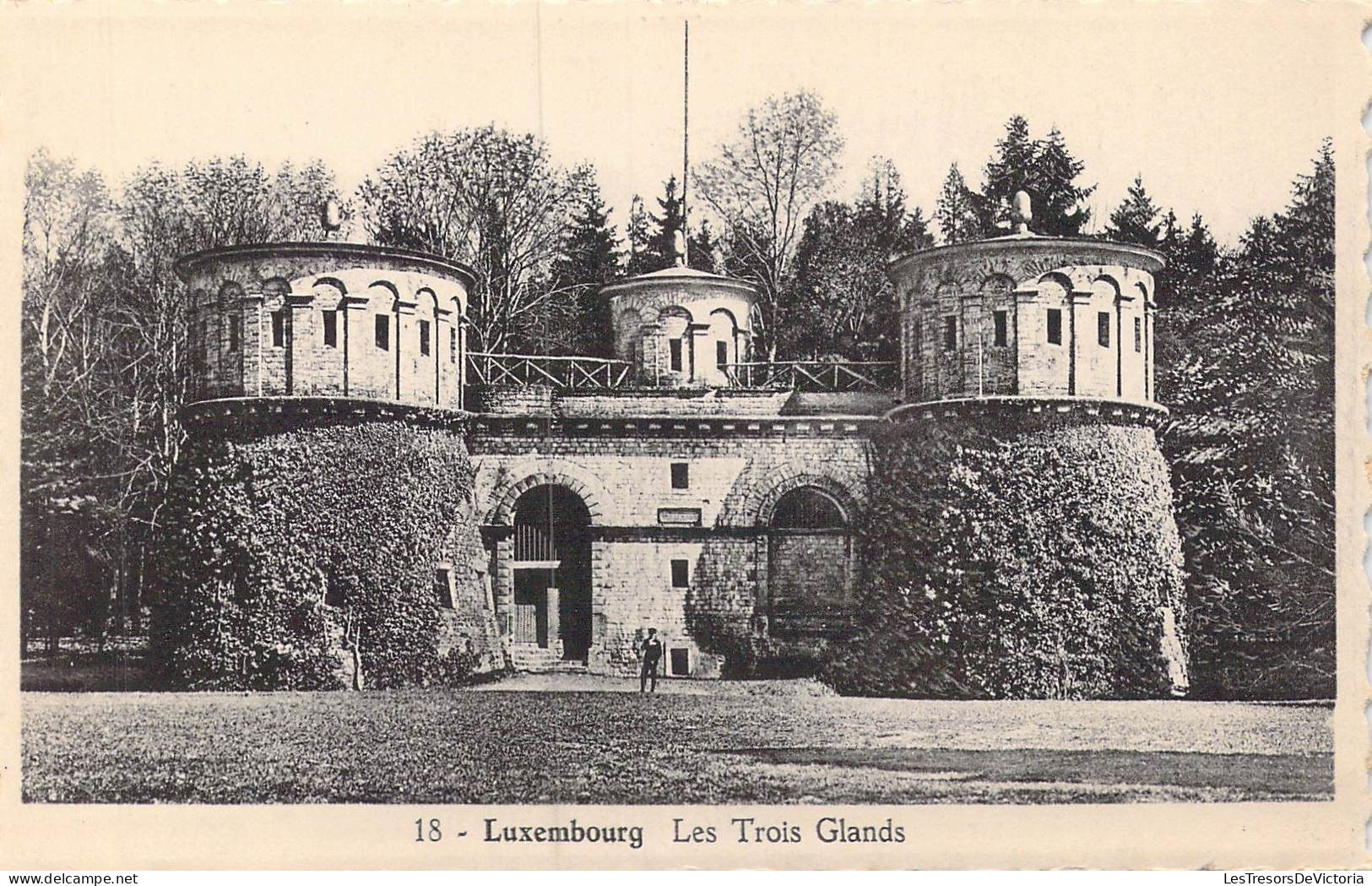 LUXEMBOURG - Les Trois Glands - Carte Postale Ancienne - Luxemburg - Stad