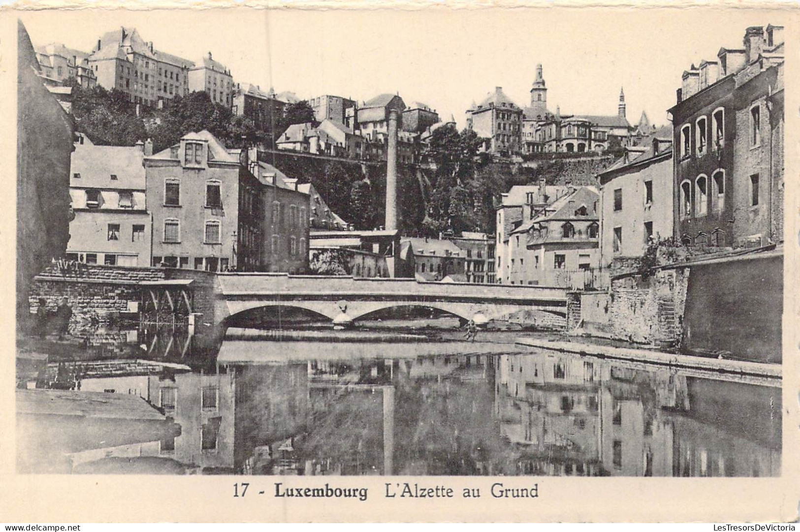 LUXEMBOURG - L'Alzette Au Grund - Carte Postale Ancienne - Luxemburgo - Ciudad
