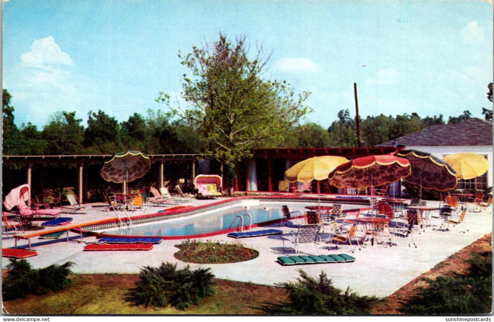 Mississippi Nathchez Bellemont Motor Hotel And Restaurant The Swimming Pool - Sonstige & Ohne Zuordnung