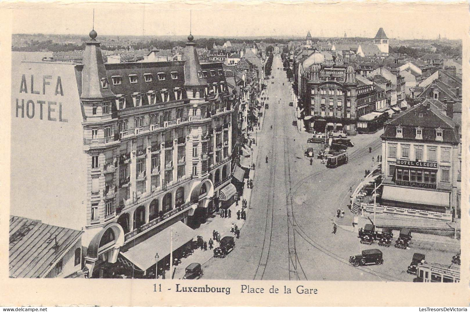 LUXEMBOURG - Place De La Gare - Carte Postale Ancienne - Luxemburg - Stadt