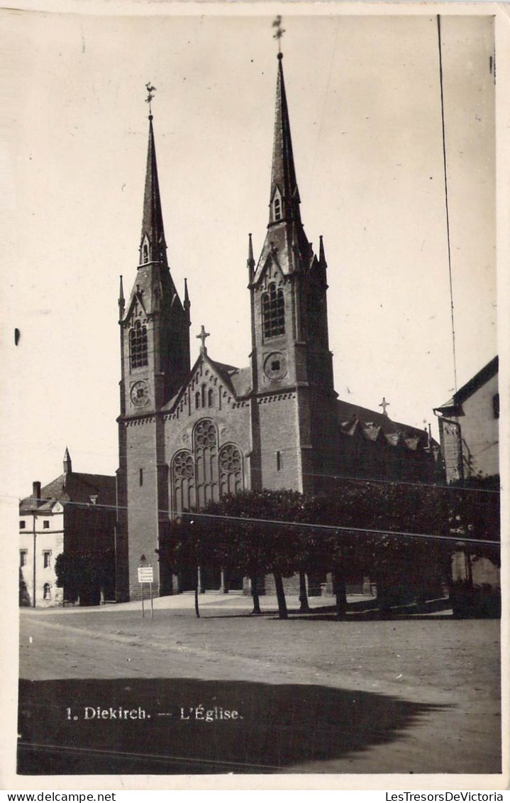 LUXEMBOURG - Diekirch - L'Eglise - Carte Postale Ancienne - Diekirch