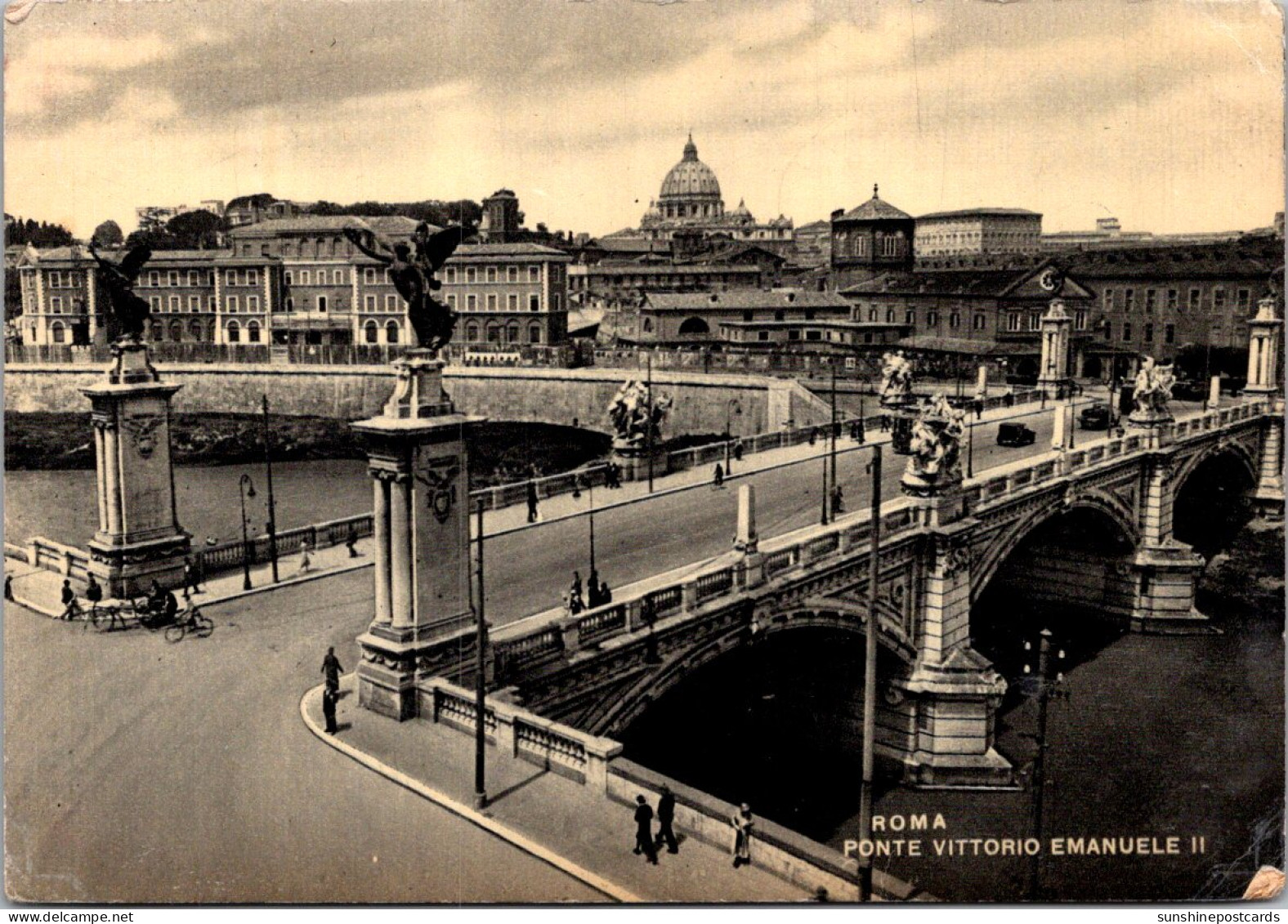 Italy Roma Rome The Bridge Of Victor Emmanuel II - Ponts