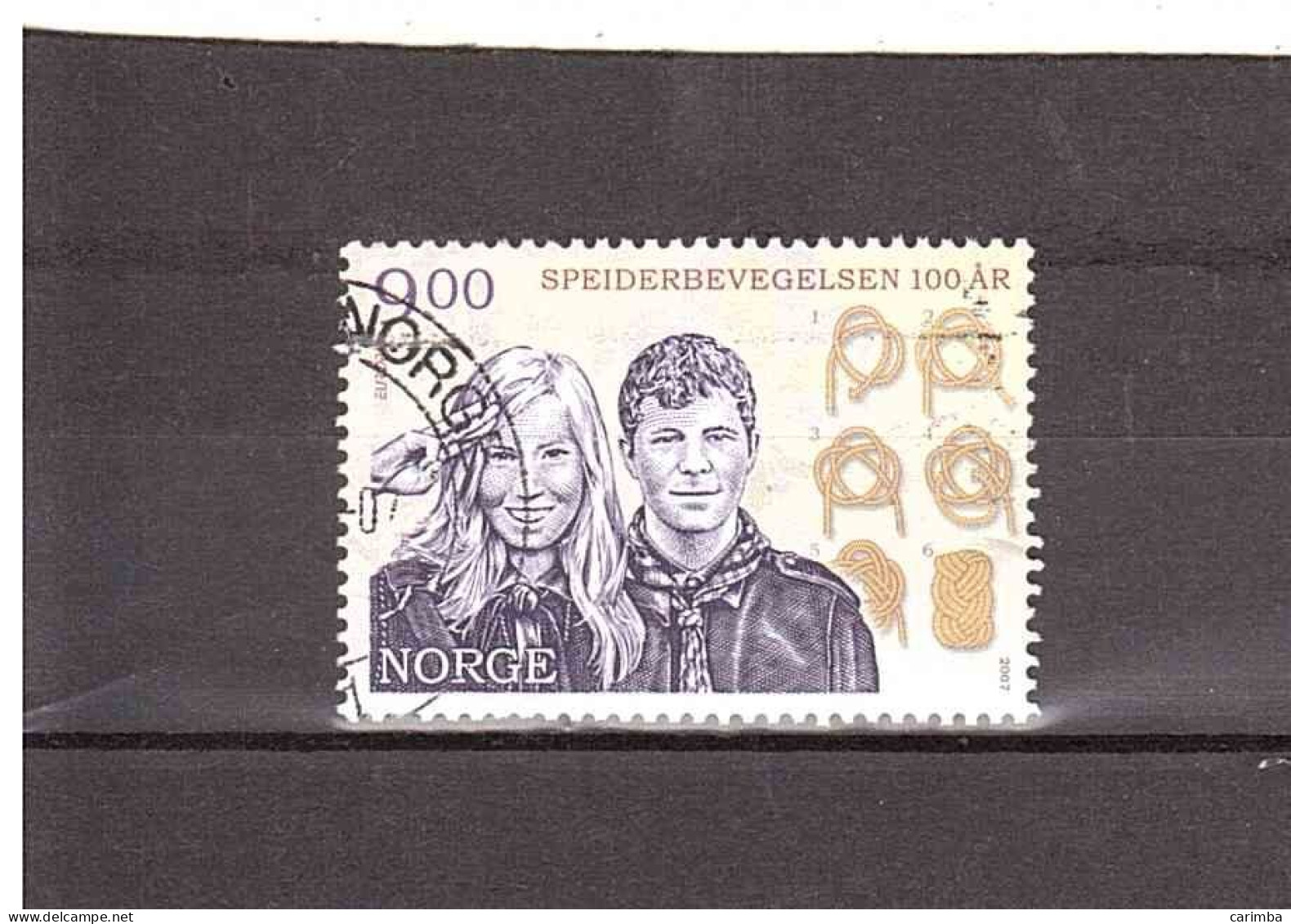 NORVEGIA 2007 EUROPA SCAUTISMO - Used Stamps