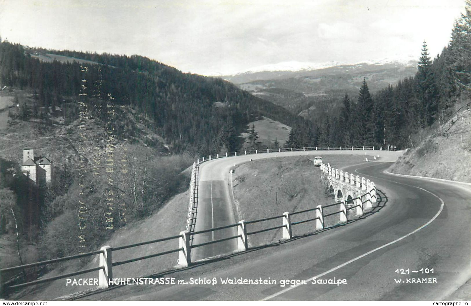 Austria Wolfsberg Area Packer Hohenstrasse, Schloss Waldenstein Gegen Saualpe - Wolfsberg