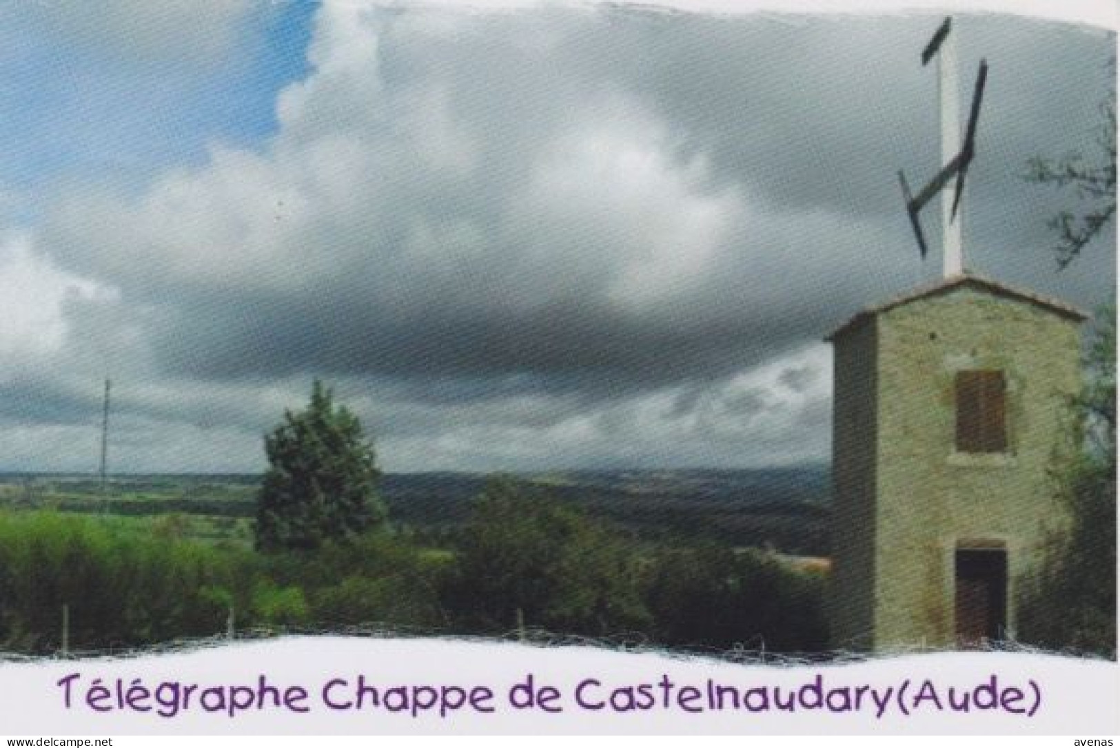 CPM Carte Postale Moderne 11 CASTELNAUDARY Tour Avec Station Aérien Optique De Chappe Systèe Flocon - Gradignan