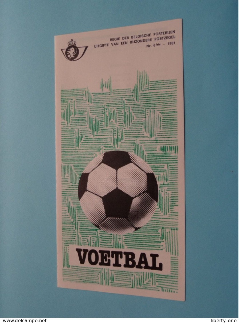 100 Jaar VOETBAL In België > Stamp ANTWERPEN 5-9-1981 ( See/voir SCAN ) Folder N° 6Bis / R. ANTWERP F.C. ! - Otros & Sin Clasificación