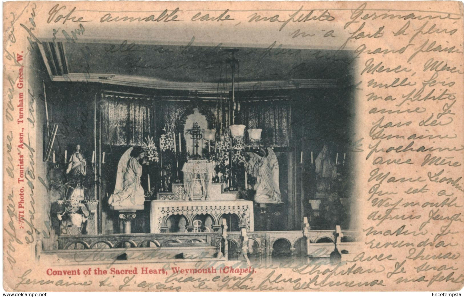 CPA Carte Postale  Royaume Uni  Weymouth  Convent Of The Secret Heart Chapel   1904 VM66989 - Weymouth