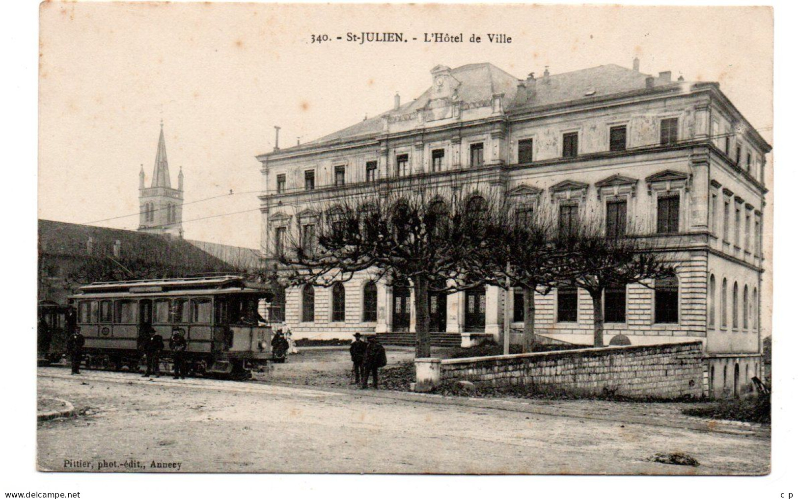 Saint Julien En Genevois - L'Hotel De Ville  - Tramway -  CPA°J - Saint-Julien-en-Genevois