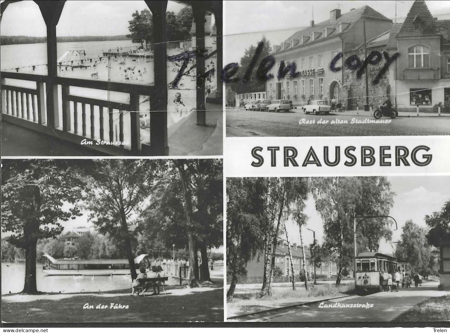 Allemagne, Strausberg, 70er,  Gelaufen,  Circulée - Strausberg