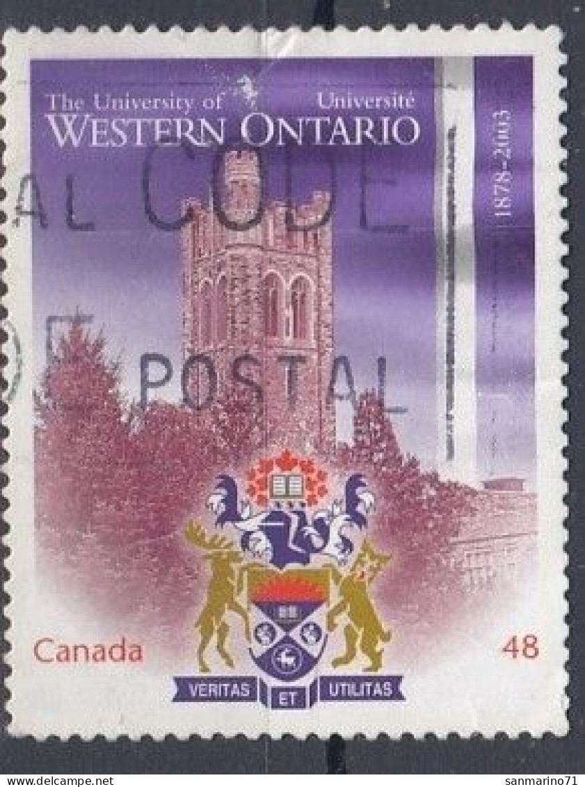 CANADA 2111,used,falc Hinged - Oblitérés