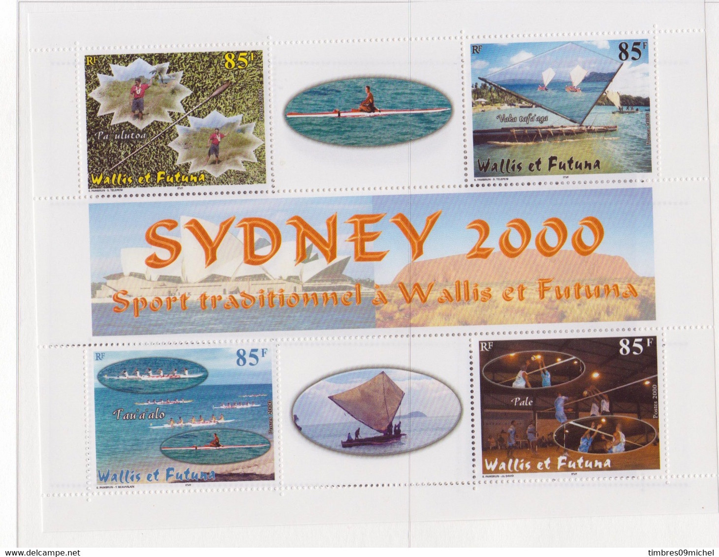 Wallis-et-Futuna  Bloc Feuillet N° 9** Jeux Olympiques De Sydney - Blocks & Sheetlets