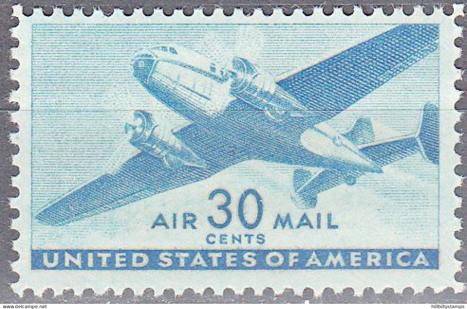 UNITED STATES   SCOTT NO C30  MINT HINGED   YEAR  1941 - 2b. 1941-1960 Nuevos