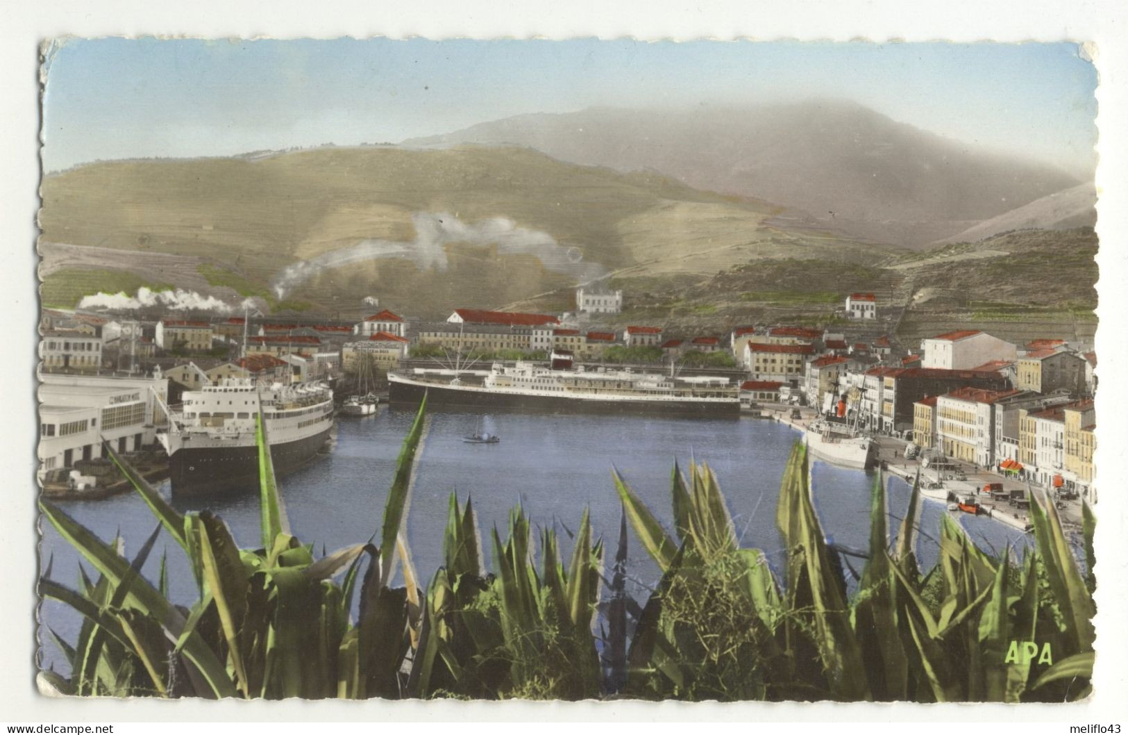 66/ CPSM - Port Vendres - Vue Générale Du Port - Bateaux à Quai - Port Vendres