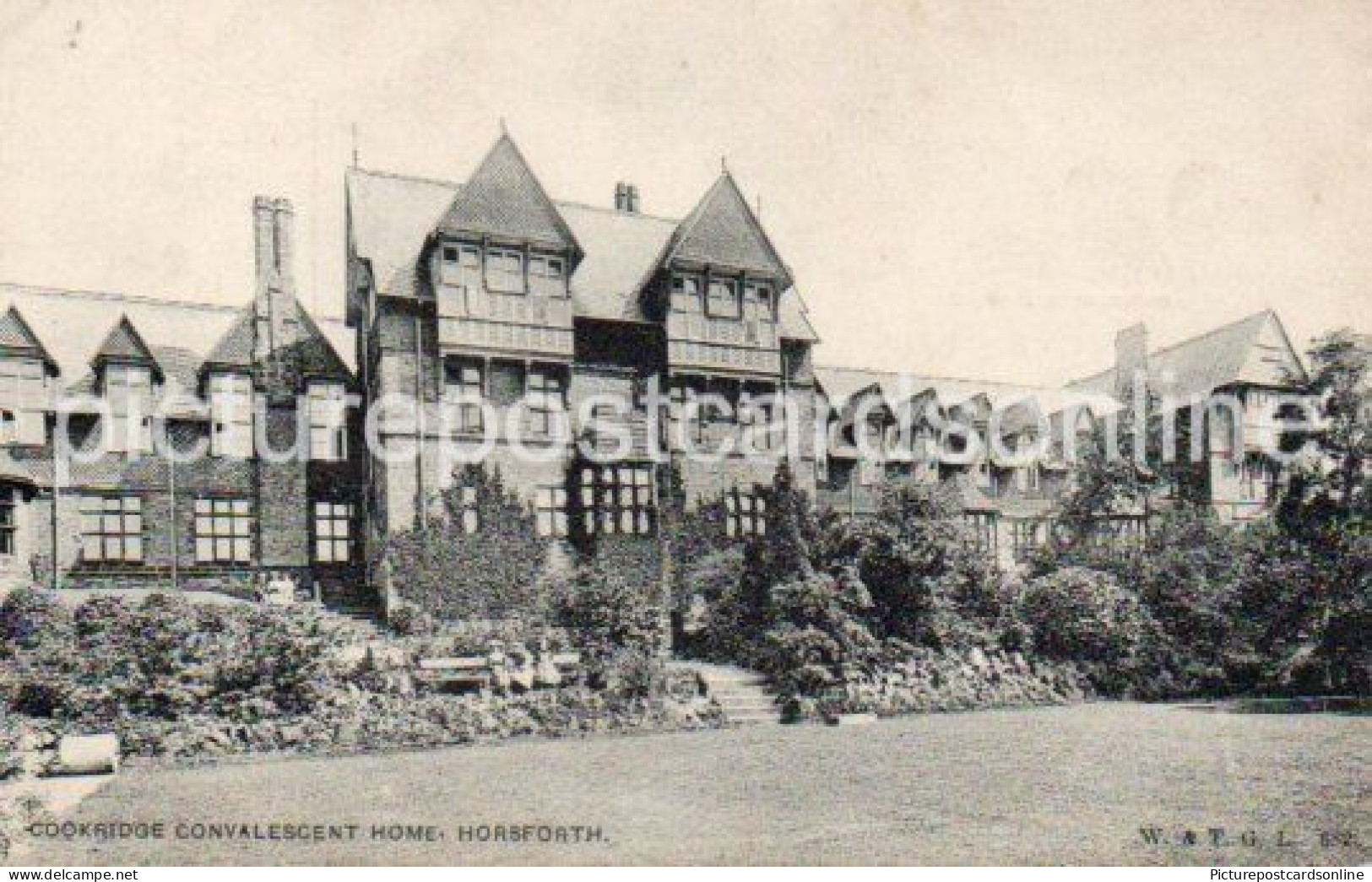 COOKRIDGE CONVALESCENT HOME HORSFORTH OLD B/W POSTCARD YORKSHIRE NOW CONVERTED TO HOUSING - Leeds