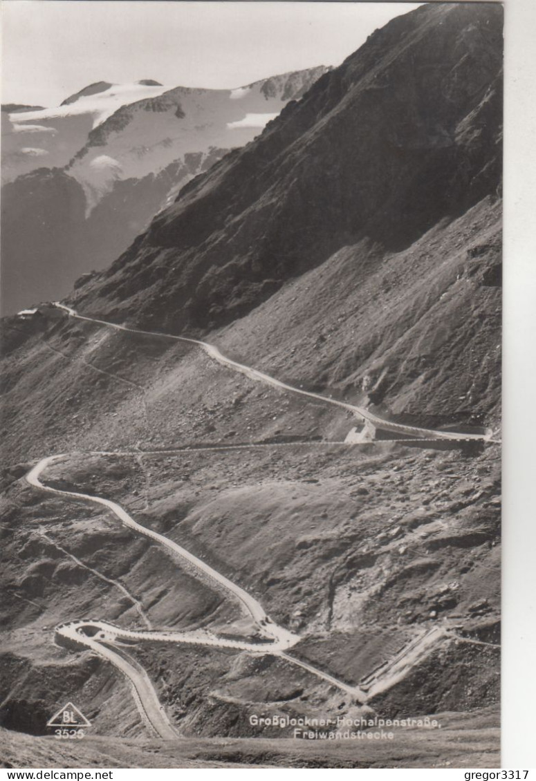 C7840) GROßGLOCKNER Hochalpenstraße - Freiwandstrecke - Tolle Ansicht Straße Kurven ALT - Heiligenblut