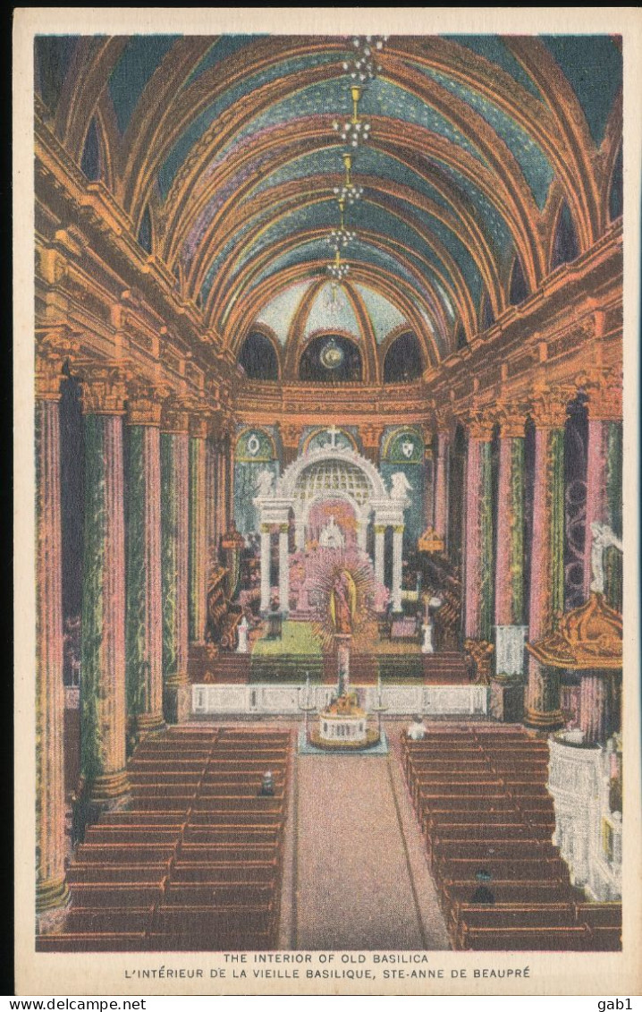Canada --- L'interieur De La Vieille Basilique  , Ste -  Anne De Beaupre - Ste. Anne De Beaupré