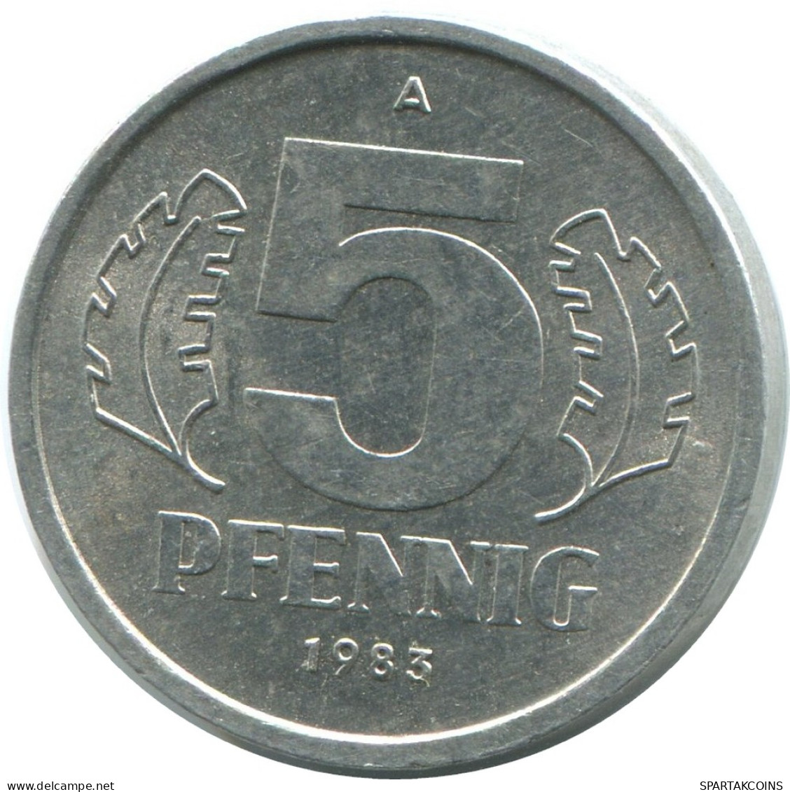 5 PFENNIG 1983 A DDR EAST GERMANY Coin #AE015.U - 5 Pfennig