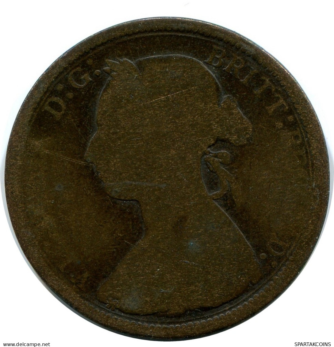 HALF PENNY 1894 UK GREAT BRITAIN Coin #AZ614.U - C. 1/2 Penny