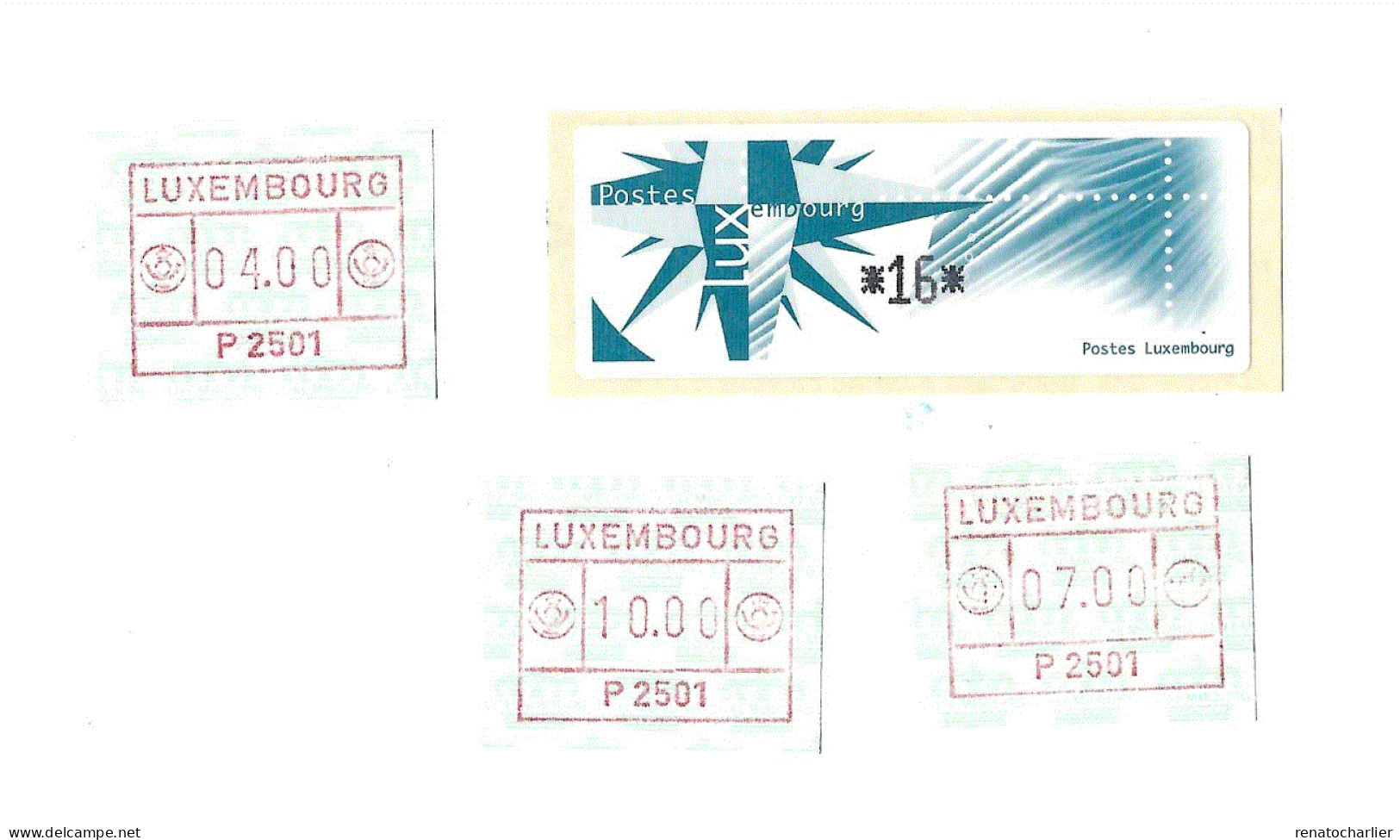 4 Valeurs.MNH,Neuf Sans Charnière. - Frankeervignetten