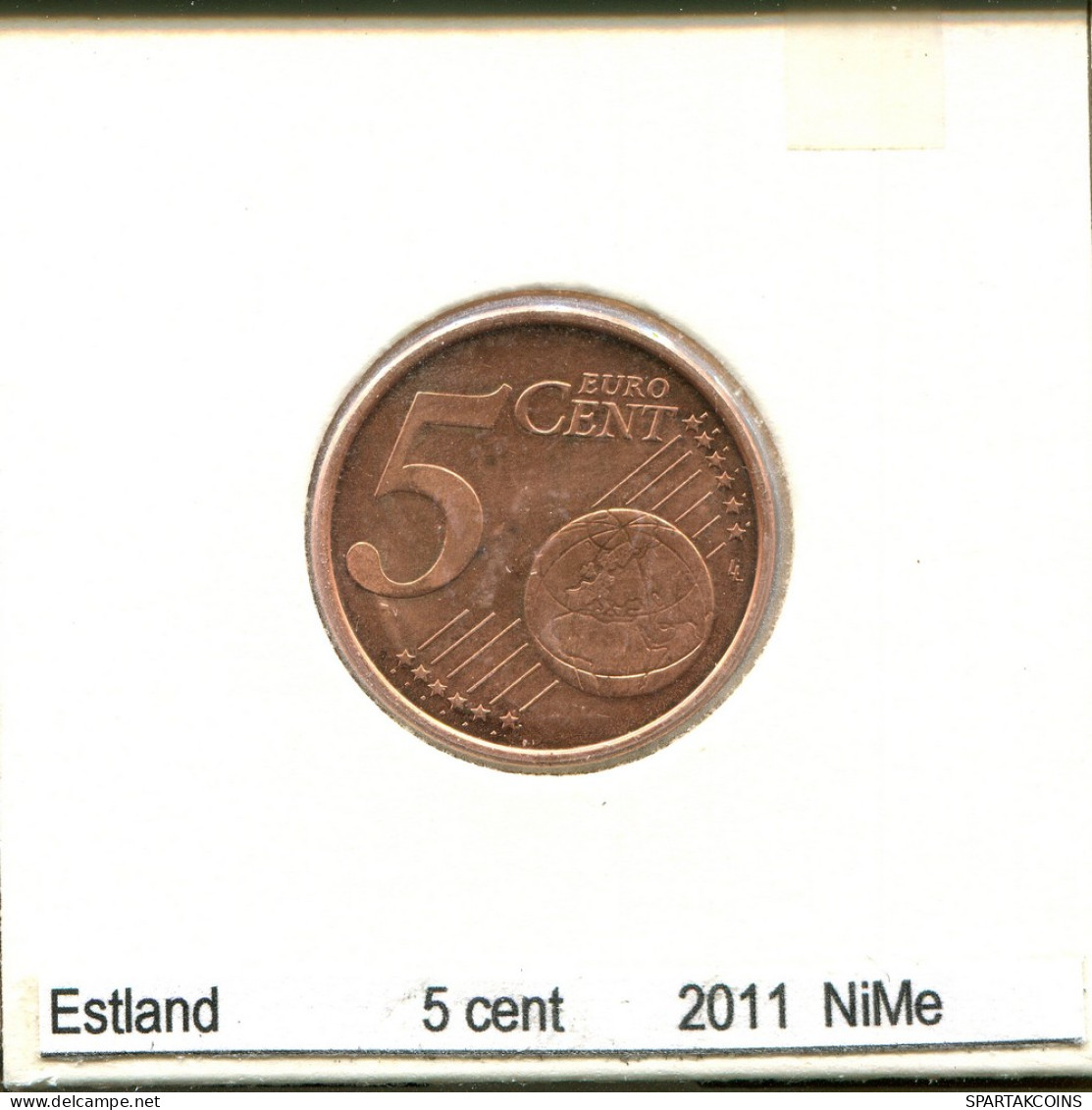 5 CENTS 2011 ESTLAND ESTONIA Münze #AS690.D - Estonie