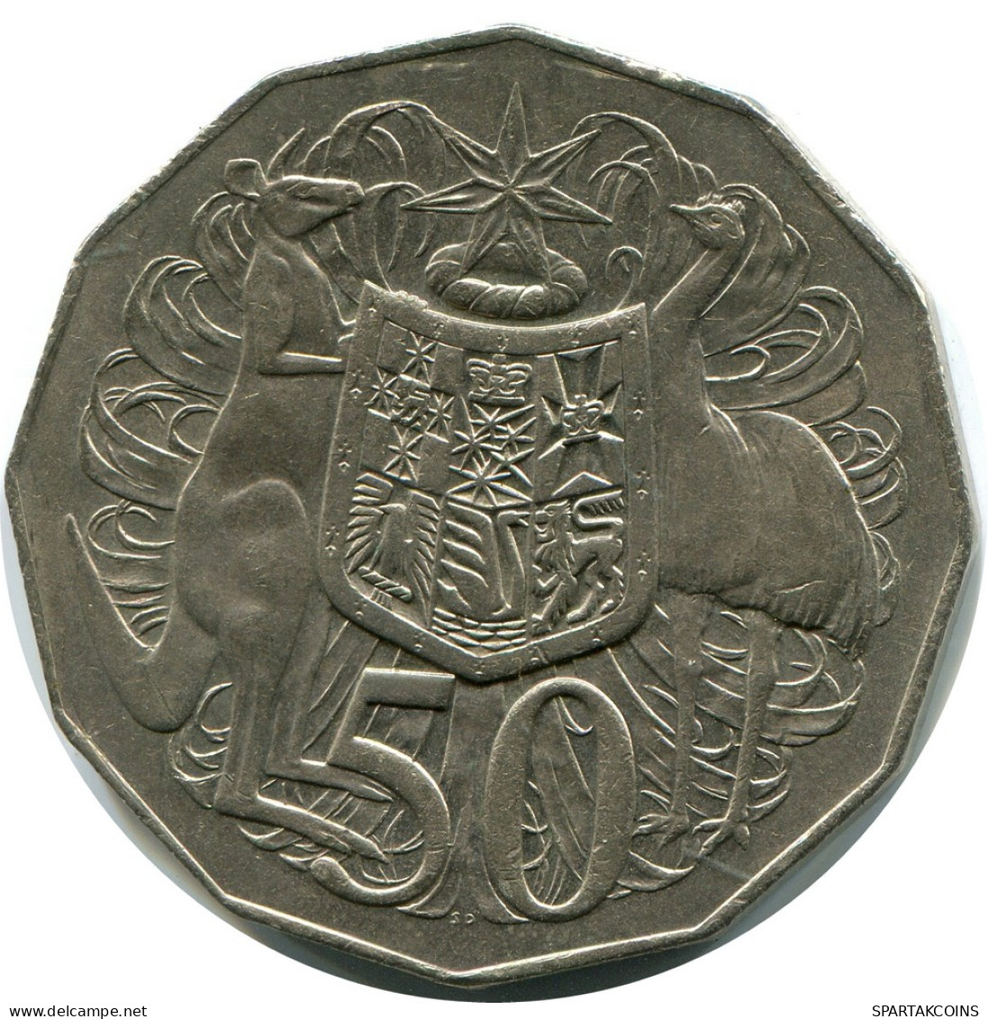 50 CENTS 1975 AUSTRALIA Moneda #AZ155.E - 50 Cents