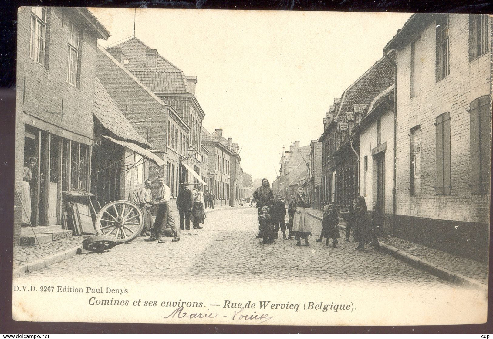 Cpa Comines   Forgeron  1902 - Komen-Waasten