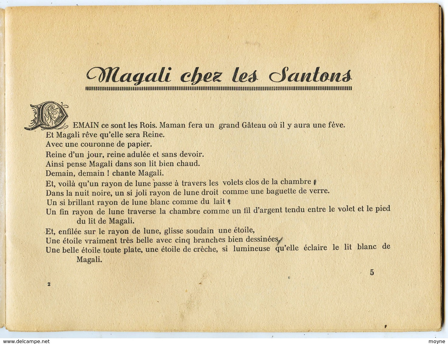 MAGALI  CHEZ  LES  SANTONS  - Mme De Mayo  Conte De Provence  -  Edit : Constructions De France - Marseille  ANNEES 1950 - Figurines