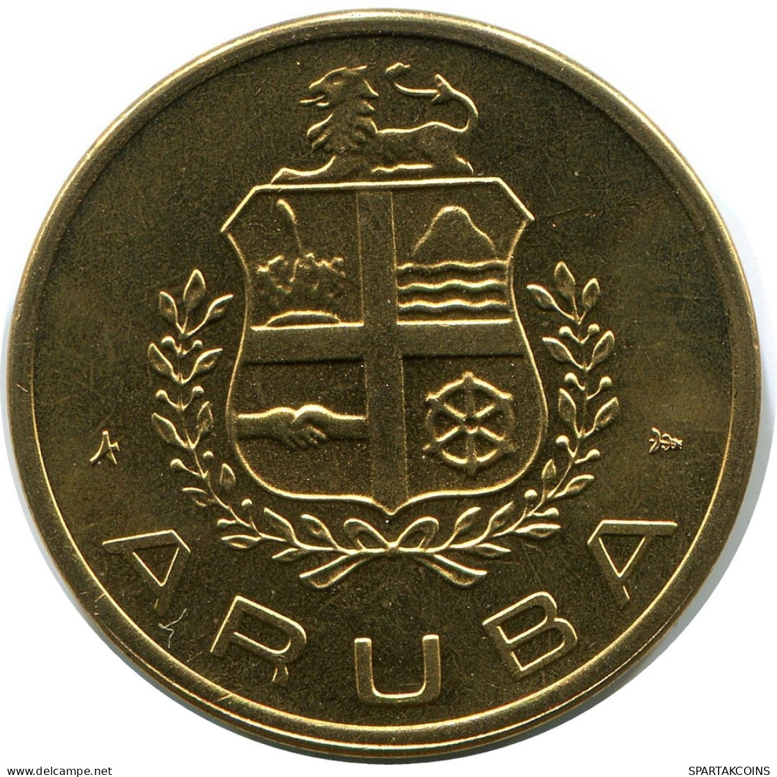 ARUBA ROYAL DUTCH MINT SET TOKEN NÉERLANDAIS NETHERLANDS MINT (From BU Mint Set) #AH041.F - Aruba