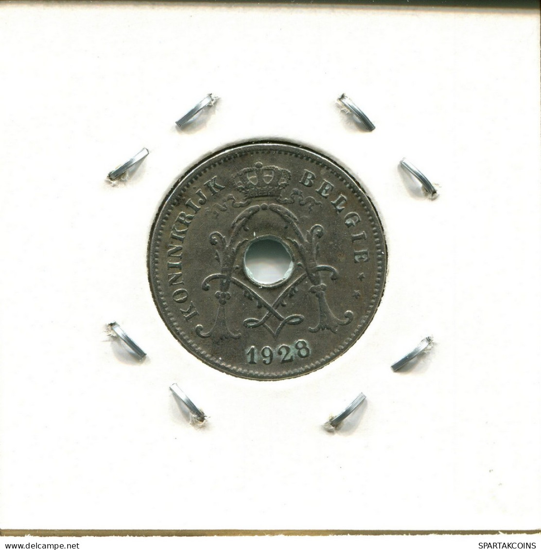 10 CENTIMES 1928 DUTCH Text BELGIEN BELGIUM Münze #BA293.D - 10 Cents