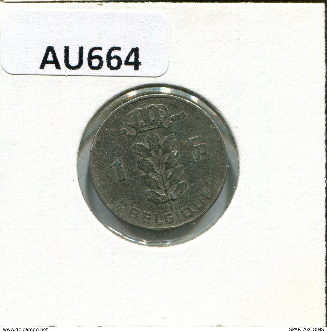 1 FRANC 1950 Französisch Text BELGIEN BELGIUM Münze #AU664.D - 1 Franc