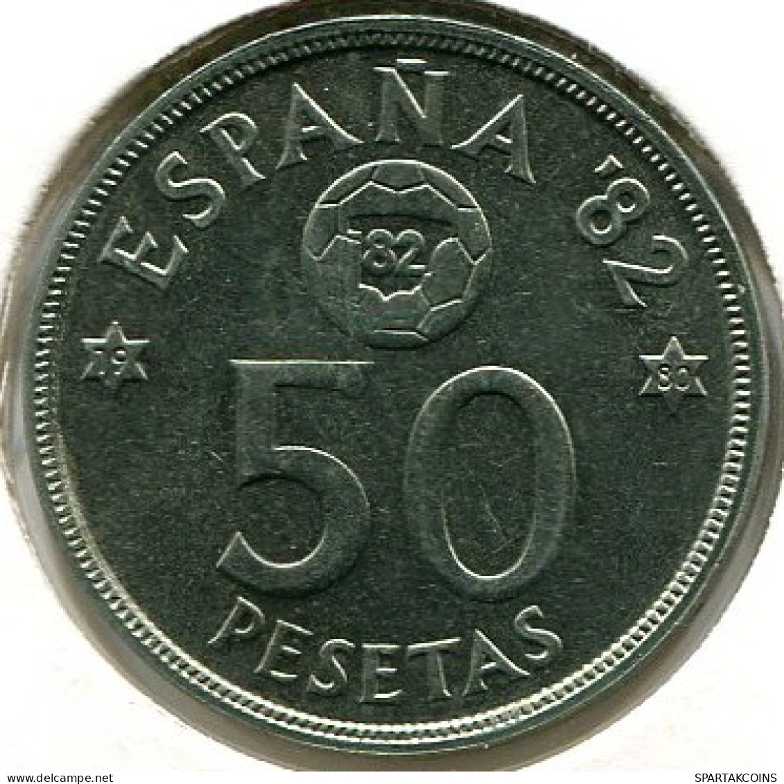 50 PESETAS 1980 *82 FIFA SPANIEN SPAIN #W10557.2.D - 50 Peseta