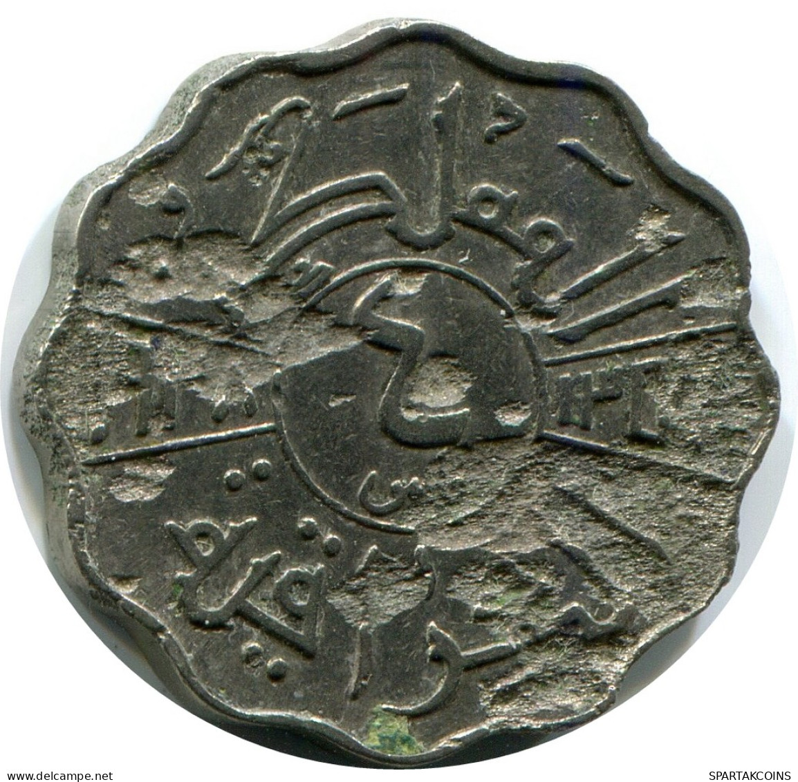 4 FILS 1938 IRAQ Islámico Moneda #AK045.E - Irak