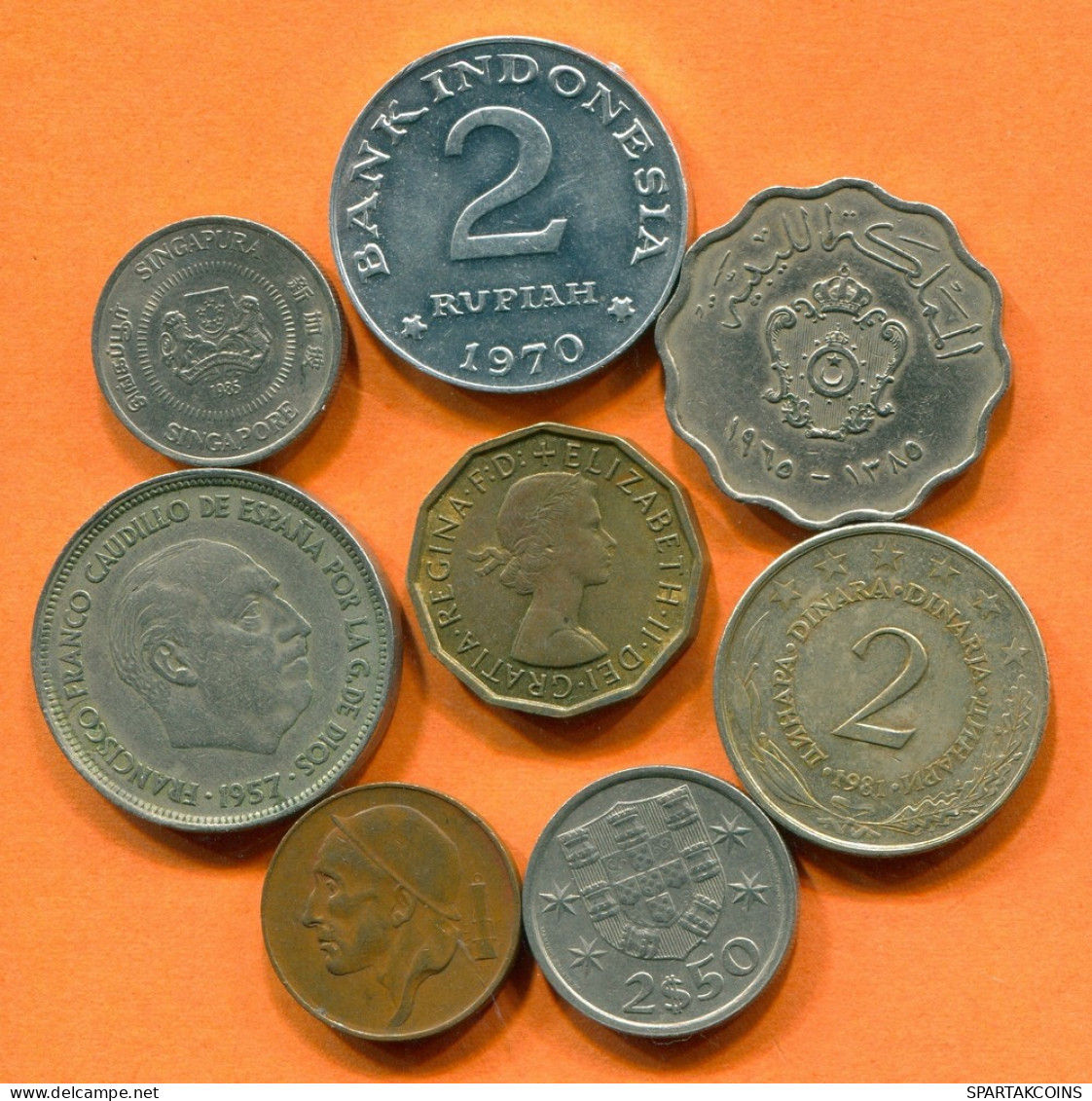 Collection MUNDO Moneda Lote Mixto Diferentes PAÍSES Y REGIONES #L10410.1.E - Kilowaar - Munten