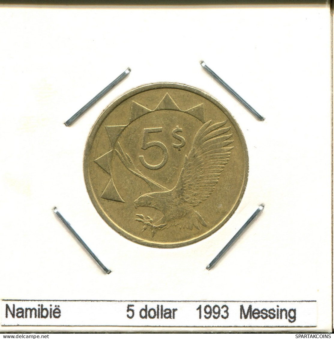 5 DOLLARS 1993 NAMIBIA Moneda #AS394.E - Namibië